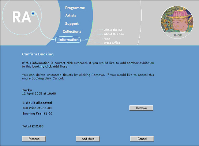 example booking fees page example booking fees page