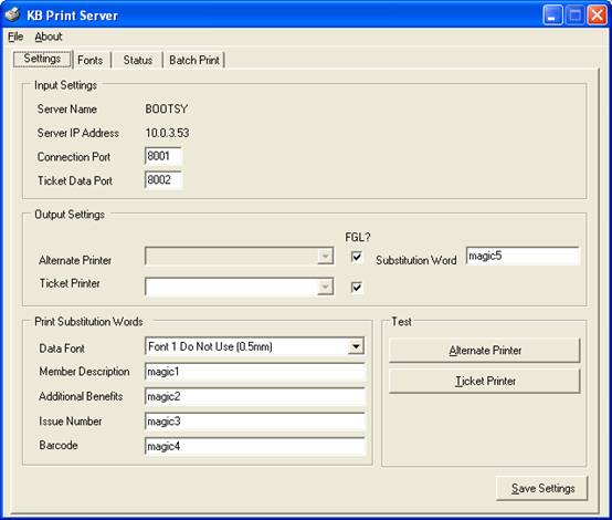 KB Print Server