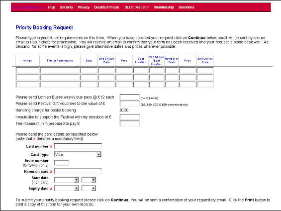 example priority booking page example priority booking page